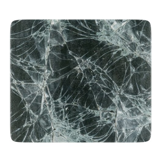 Gebroken Glas Oppervlak (Stijl 7) Olie Schilderij Snijplank (Voorkant)