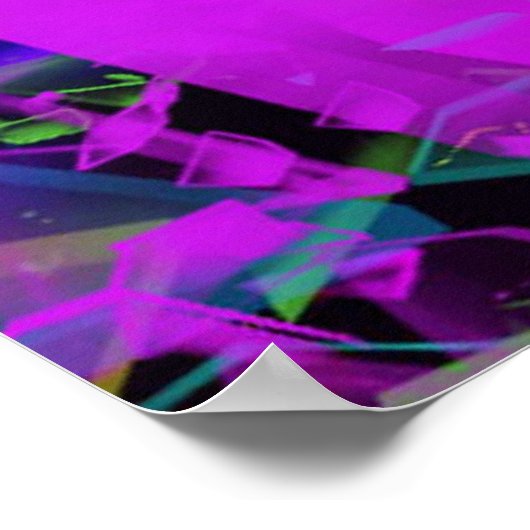 Gebroken Glas Poster (Hoek)