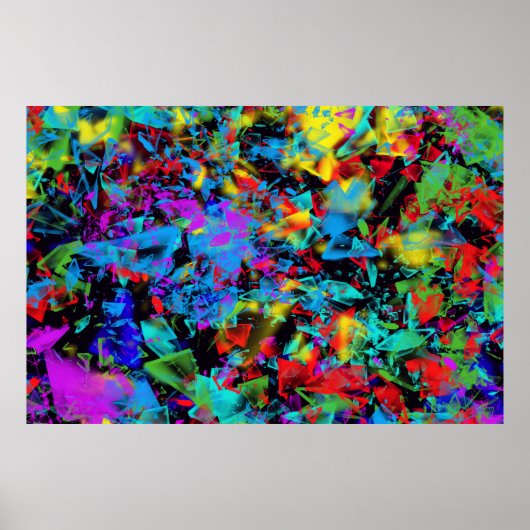 Gebroken Glas Poster (Voorkant)