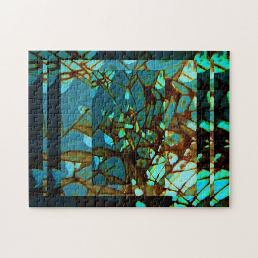 Gebroken glas Puzzle Legpuzzel (Horizontaal)