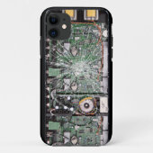 Gebroken glasprintplaat Case-Mate iPhone case (Achterkant)
