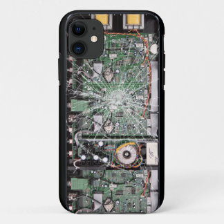 Gebroken glasprintplaat iPhone 11 hoesje