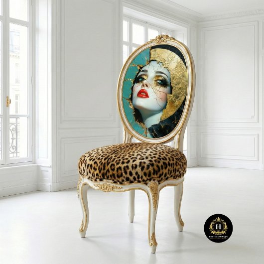 Gebroken Goud Koningin Decoupage Tissuepapier
