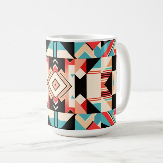 Gebroken harmonie koffiemok (Voorkant rechts)