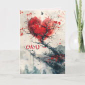 GEBROKEN HART AANMOEDIGING KAART (Voorkant)