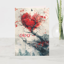 GEBROKEN HART AANMOEDIGING KAART