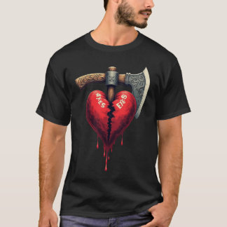 Gebroken Hart Bijlen Exes - Einde van de Liefde T-shirt