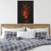 Gebroken Hart Canvas Afdruk (Insitu (Slaapkamer))