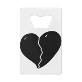 gebroken hart creditkaart flessenopener (Achterkant)