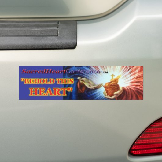 Gebroken hart e1 bumpersticker (Op auto)