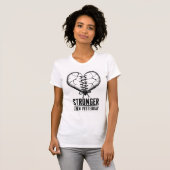 Gebroken Hart Emotioneel Ontwerp T-shirt (Voorkant volledig)