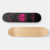 Gebroken hart en tribaal kunstwerk: Roze: Skateboa Persoonlijk Skateboard (Horizontaal)