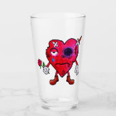 Gebroken hart glas (Voorkant)