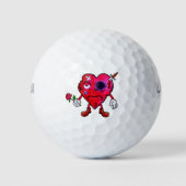 Gebroken hart golfballen (Voorkant)
