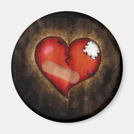 Gebroken hart/herstellen hart-magneet magneet (Voorkant)