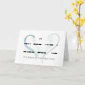 Gebroken Hart Ik Hou van Jou Personaliseerbare kaa Kaart (Gele Bloem)