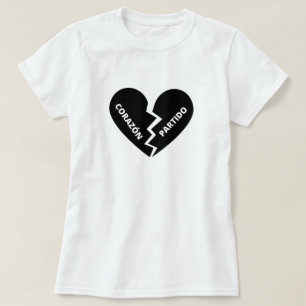 Gebroken hart in Galicië - corazón partido T-shirt