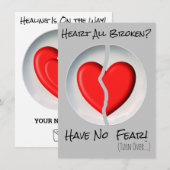 Gebroken Hart Kaart (Voorkant / Achterkant)