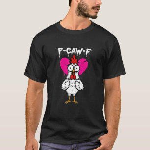 Gebroken Hart Kip Grappig F Caw F Mannen Vrouwen L T-shirt