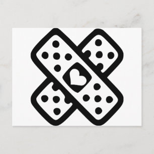 Gebroken hart - Liefde Briefkaart