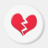 Gebroken hart magneet (Voorkant)