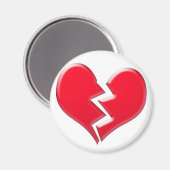 Gebroken hart magneet (Voorkant / Achterkant)