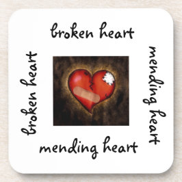 Gebroken hart/Mendend onderzetter van de hartkurk