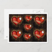 Gebroken hart/Mending Heart-briefkaart Briefkaart (Voorkant / Achterkant)