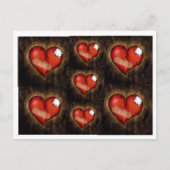 Gebroken hart/Mending Heart-briefkaart Briefkaart (Voorkant)