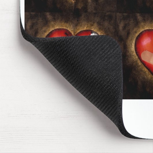 Gebroken hart/Mending Heart-mousepad Muismat (Hoek)