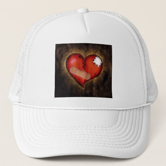 Gebroken hart/Mending Heart-pet Trucker Pet (Voorkant)