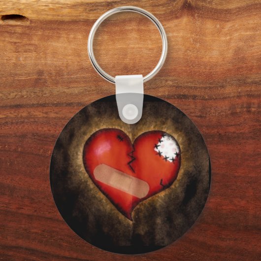 Gebroken hart/Mending Heart-sleutelhanger Sleutelhanger (Voorkant)