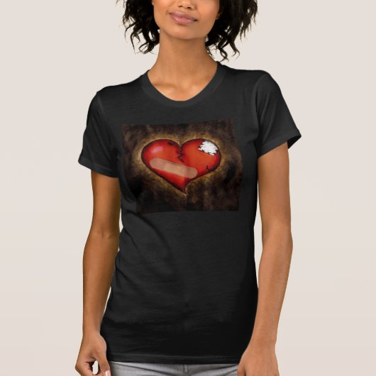 Gebroken hart/Mending Heart-t-shirt T-shirt (Voorkant)