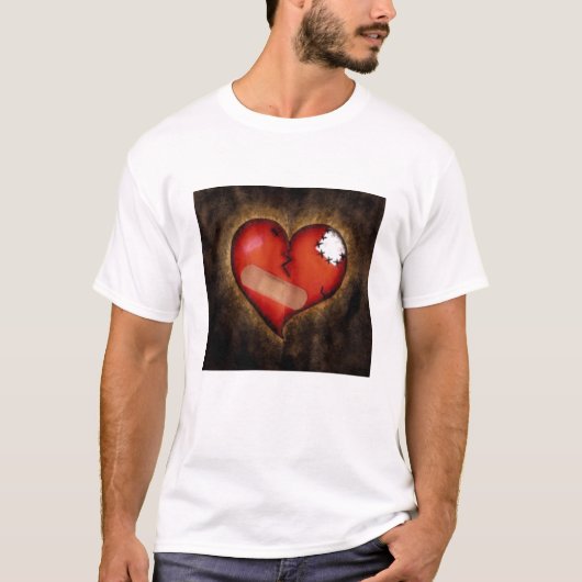 Gebroken hart/Mending Heart-t-shirt T-shirt (Voorkant)