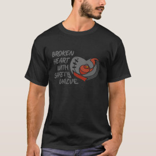 Gebroken hart met veiligheidsklep 2 t-shirt