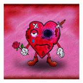 Gebroken hart perfect poster (Voorkant)