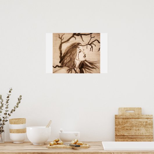 gebroken hart poster (Keuken)