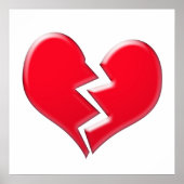 Gebroken hart poster (Voorkant)