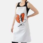 Gebroken hart rood schort (Insitu)