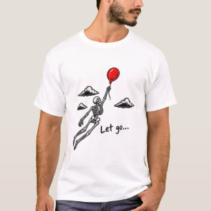 Gebroken Hart Skelet Halloween T-shirt