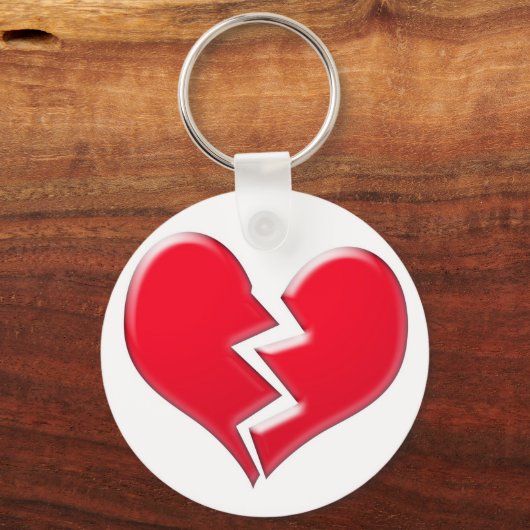 Gebroken hart sleutelhanger (Voorkant)