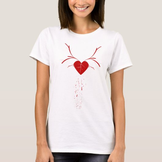 Gebroken hart t-shirt (Voorkant)