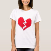 Gebroken hart t-shirt (Voorkant)