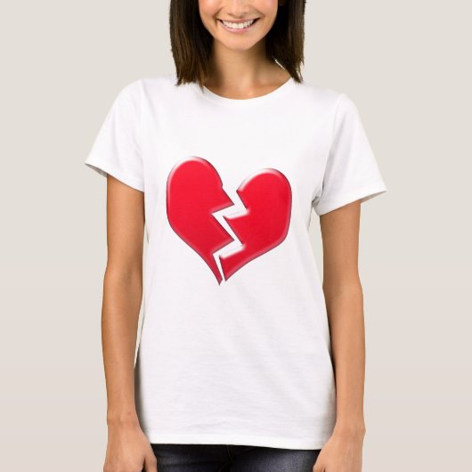 Gebroken hart t-shirt (Voorkant)