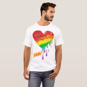 Gebroken hart t-shirt (Voorkant volledig)