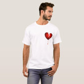 Gebroken hart T-shirt (Voorkant volledig)
