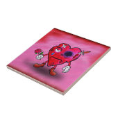 Gebroken hart tegeltje (Zijkant)