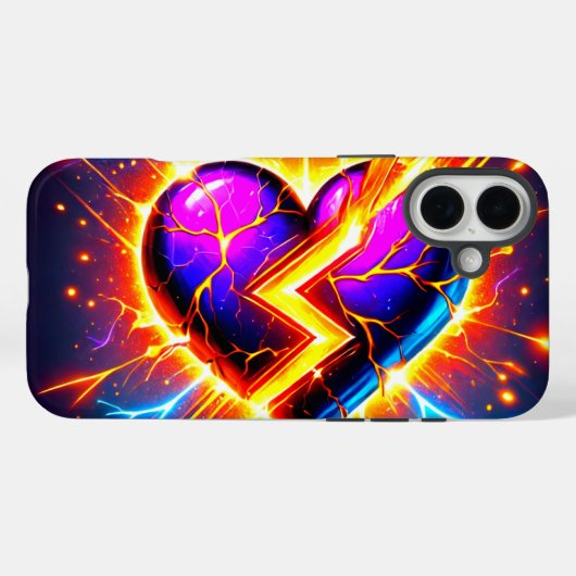 Gebroken hart telefoonhoesje Case-Mate iPhone case (Achterkant (horizontaal))