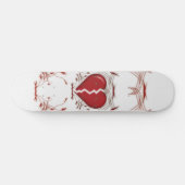 Gebroken Hart & Tribale Kunst: Rood: Skateboard (Horizontaal)