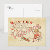 Gebroken hart Valentijnsdag  cupido rood Briefkaart (Voorkant / Achterkant)